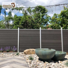 los paneles baratos de la cerca, material barato de la cerca de la barandilla del jardín / el panel de la cerca del wpc de la terraza